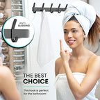 Coat Rack Wall Mount – 15 Inch Stainless Steel Hook Rail - Image 7
