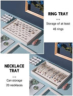 Coward Set of 5 Stackable Jewelry Organizer Tray Necklace Earring Box Storage - Image 4