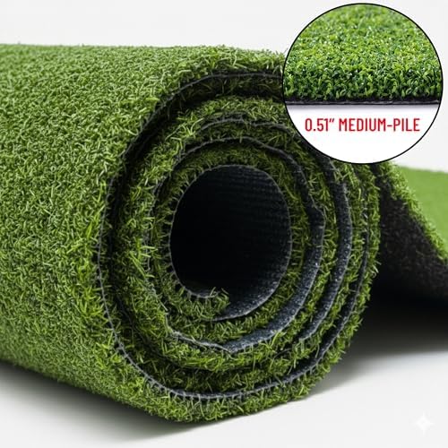 Ottomanson Artificial Grass Turf Runner Pro 31" x 28' - Image 2
