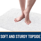 OLANLY Dog Door Mat for Muddy Paws 24x16, Super Absorbent Chenille Mud Mat - Image 4