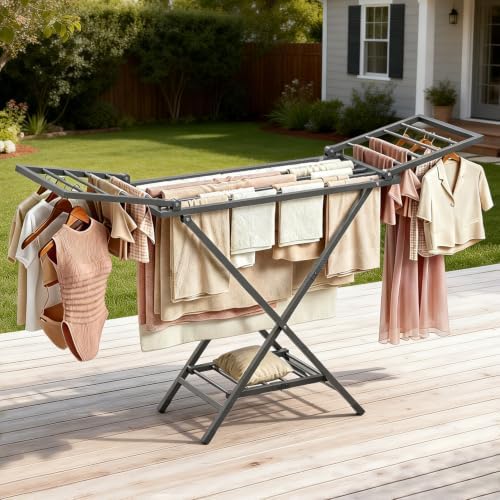 Clothes Drying Rack Heavy Duty, Foldable Laundry Dryer Stand - Image 3