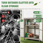 Ketive 32" Small Outdoor Storage Cabinet - Image 4
