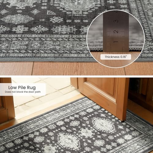 2x3 Door Mat Washable Boho Non Slip Small Rug - Image 4