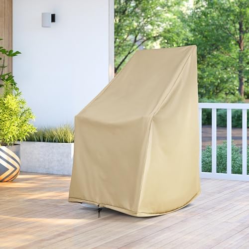 Shine Company Weatherproof Outdoor Rocking Chair Cover, 100% Woven Polyester - Image 7