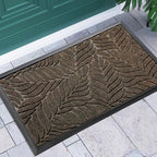 Yimobra Leaf Pattern Door Mat, 29.5 x 17 in by Yimobra