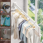 ZdwCyl Clothes Drying Rack, Laundry Drying Rack Wall Mount, Wall Mounted - Image 5