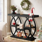 Tribesigns 39.4" Console Table, 4-Tier Sofa Table, Accent Tables - Image 3