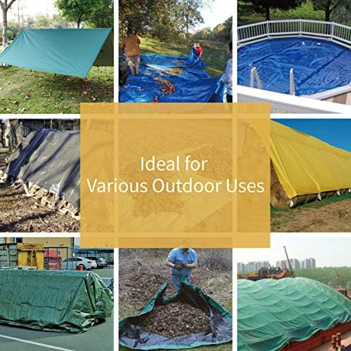 GUARD SHIELD Heavy Duty Tarp 16x20 Feet Green Multi Purpose Thick Waterproof - Image 6