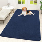OLANLY Dog Door Mat for Muddy Paws 59x35, Super Absorbent Chenille Mud Mat by OLANLY