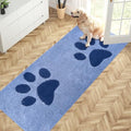 PURRUGS Hallway Runner Rug, Light Blue by PURRUGS