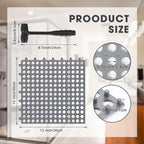 Drydiet 8 Pack Drainage Tiles Modular Interlocking Floor Tiles - Image 2