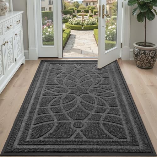 DEXI Front Door Mat Outside Entrance 4x6, Heavy Duty Non Slip - Image 3