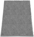 Absorbent Dog Door Mat for Muddy Paws, Trap Dirt Front Door Mat Indoor Entrance by HOMEK