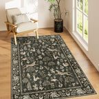 DUKINO 4x6 Area Rug, Washable Rug by DUKINO