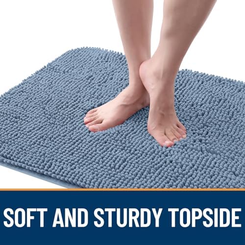 OLANLY Dog Door Mat for Muddy Paws 24x16, Super Absorbent Chenille Mud Mat - Image 4