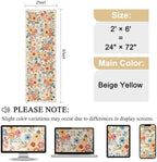 DUKINO 2x6 Runner Rug, Floral Washable Rug - Image 2