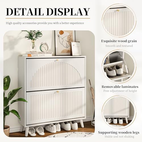 Fsbecl Shoe Storage Cabinet for Entryway - Image 4