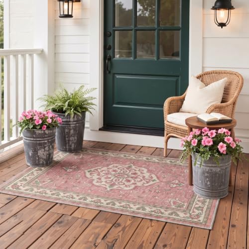 GENIMO 3x5 Outdoor Rug, Washable by GENIMO