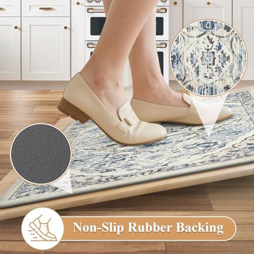 Ileading Anti Fatigue Kitchen Rugs Sets of 2 Cushioned Kitchen Mats - Image 4
