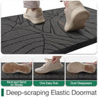 LUMI Outdoor Door Mat Traps & Hides Dirt 35.5x59, Outside Entrance - Image 3