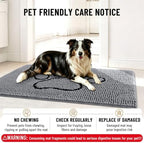 Smiry Dog Door Mat for Muddy Paws, Absorbent Non Slip Dirt Trapper - Image 7