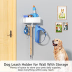 Dog Leash Holder for Wall, Dog Leash Hooks, Pet Stuff Organizer - Image 7