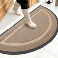 OLANLY Half Circle Front Door Mat Outside 47x23 All-Season Rubber Doormat by OLANLY