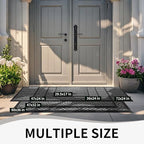Yimobra Indoor Outdoor Mats for Front Door, Mix Grey - Image 5