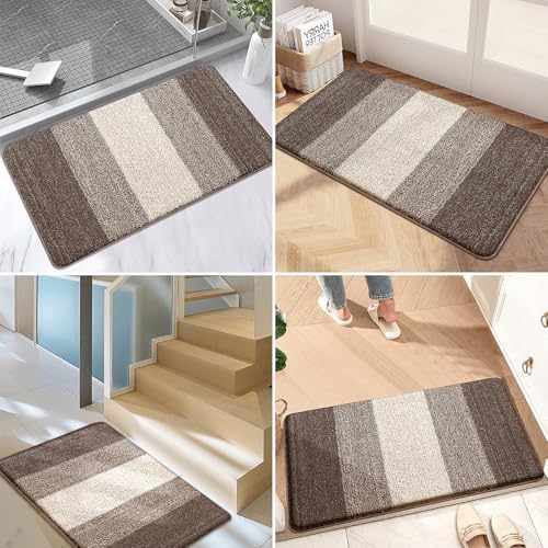 Kitinjoy Indoor Outdoor Door Mat, 47x20 Non-Slip Dirt Trapper Doormats - Image 6
