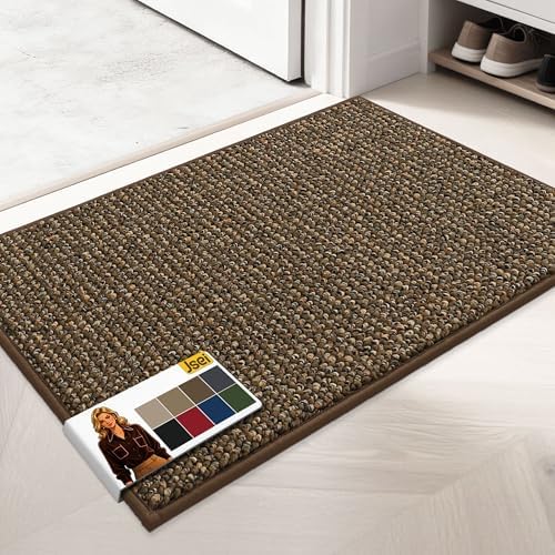 JSEI Dirt Trapper Door Mat 20" x 32", Non-Slip Washable Doormats by JSEI