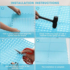 Drydiet 24 Pack Drainage Tiles Modular Interlocking Floor Tiles - Image 4