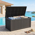 Outdoor Storage Box, 150 Gallon Waterproof Deck Box by GraceYourYard