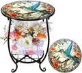 Cinnvoice Outdoor Side Table Small End Patio Porch Table by QinYee
