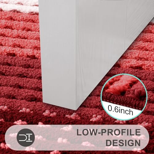 Kitinjoy Indoor Outdoor Door Mat, 47x17 Non-Slip Dirt Trapper Doormats - Image 4
