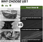 Porch Shield Waterproof Square Patio Table Cover 84 x 84 inch - Image 3