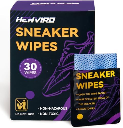 Shoe and Sneaker Cleaner Wipes by Henviro