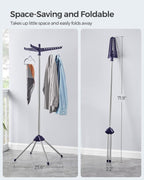 SONGMICS Clothes Drying Rack, 61.6-Inch Drying Rack, 3 Rotatable Arms - Image 3