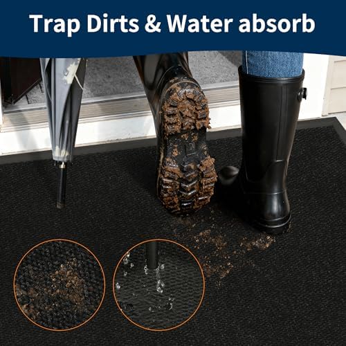 4'X24' Commercial Doormats, Thick Heavy-duty Custom Rubber Door Mat Outside - Image 3