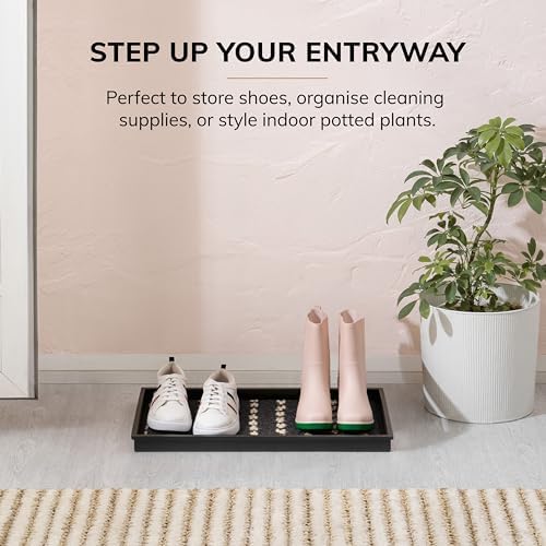 Anji Mountain Heavy Duty Waterproof Rubber Shoe Storage Mat Organizer/Boot - Image 2