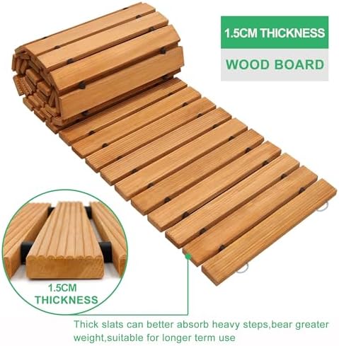 RELIANCER 8' Wooden Garden Pathway - Image 3