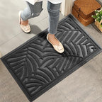 HIYARD Front Door Mat, Absorbent Resist Dirt Welcome Door Mat Indoor Outdoor by HIYARD
