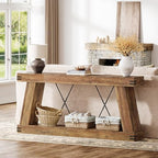 Tribesigns 70.87" Farmhouse Console Table - Image 2