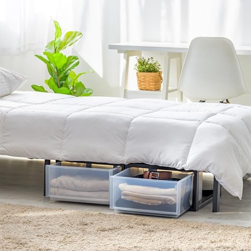 IRIS USA 2-Pack 30 Qt. Stacking Drawer Organizer - Image 4