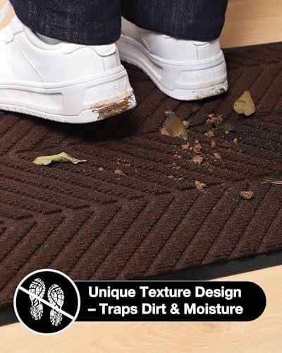 4′ x 6′ Heavy Duty Front Door Mat Indoor Outdoor Entrance, All Weather - Image 3