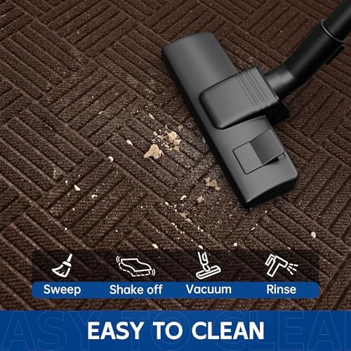 Durable Indoor Outdoor Door Mat, Non-Slip Backing, Stain and Fade Resistant - Image 4