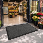 LUMI Outdoor Door Mat Traps & Hides Dirt 35.5x59, Outside Entrance - Image 6