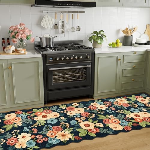 DUKINO 2.6x10 Runner Rug for Hallway, Washable Rug Non Slip - Image 3