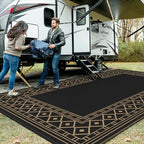 GENIMO Outdoor Rug, Waterproof Plastic Rugs 10'x20' - Image 3