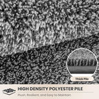 PURRUGS Area Rug, Light Grey-Dark Grey - Image 4