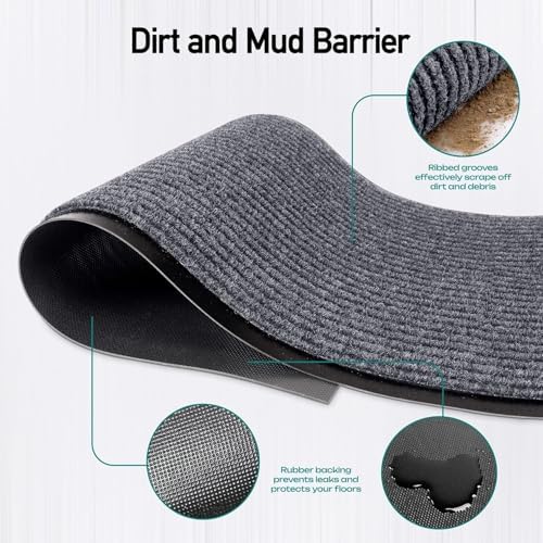 MaxMat® 4-Pack Extra Large 3x5 Ft Heavy Duty Door Mats – Tough Rubber Backing - Image 5